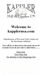 Mobile Screenshot of kapplerusa.com